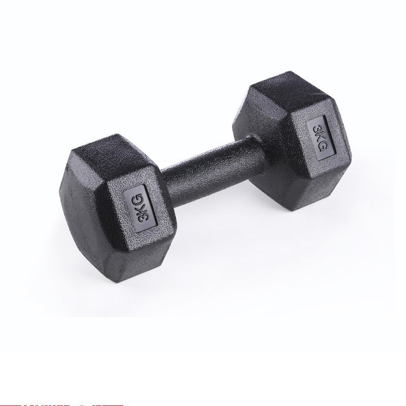 Rubber Coated Dumbbells Home Strength Training Arm Muscle Fitness Equipment