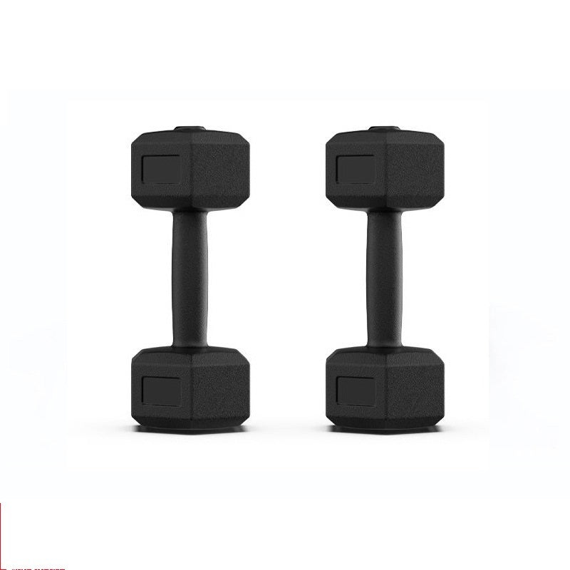 Rubber Coated Dumbbells Home Strength Training Arm Muscle Fitness Equipment