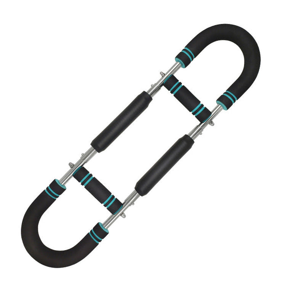 Adjustable Spring Twister Arm Exerciser: Strengthen forearms, triceps & chest. Portable home fitness gear.