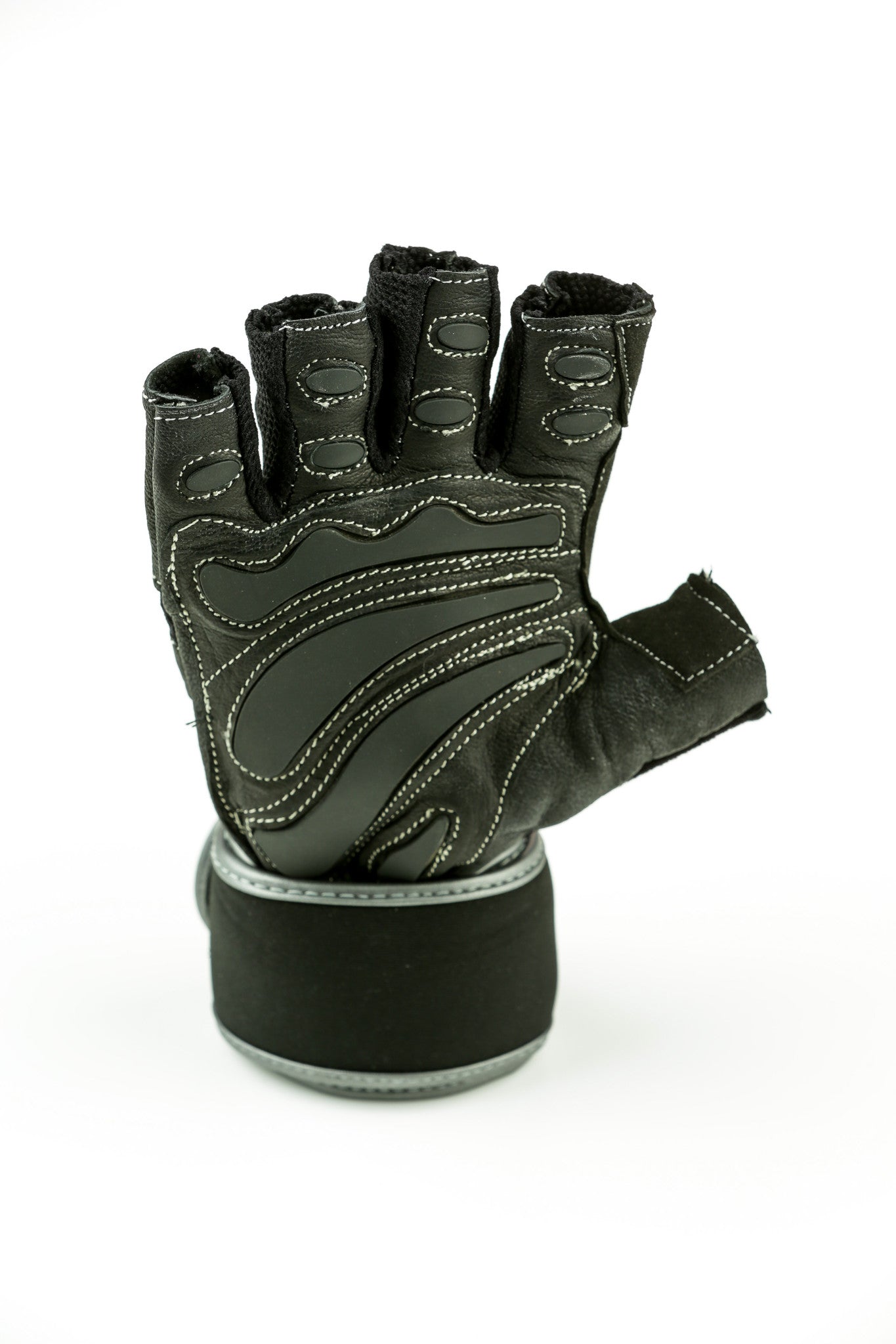 Heavy Duty Leather Weight Lifting Gloves Strong Grip Gym Training