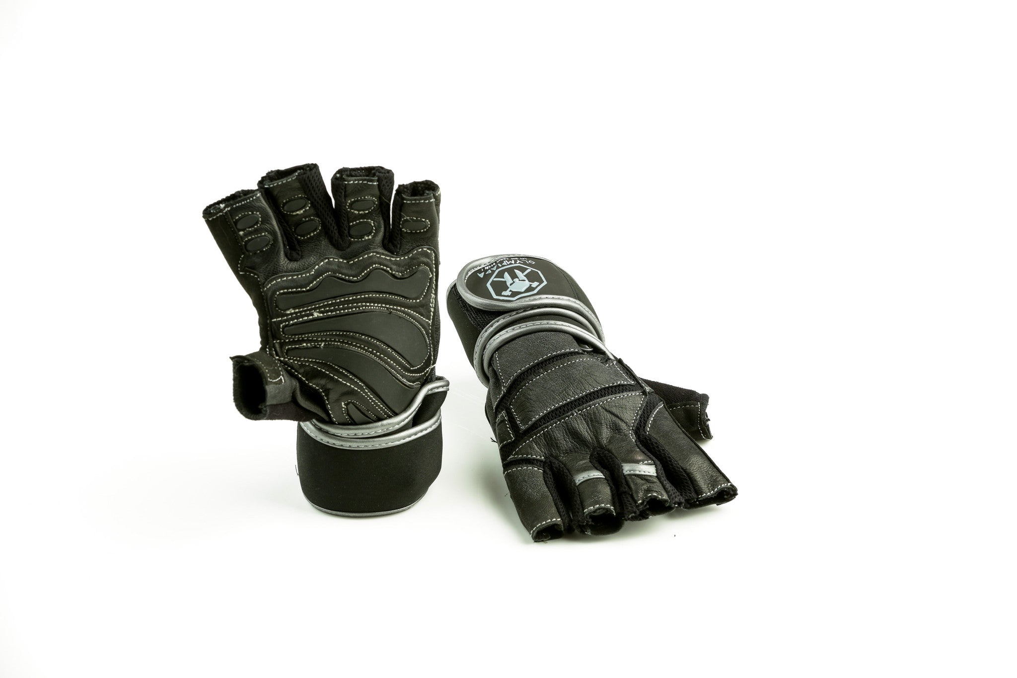 Heavy Duty Leather Weight Lifting Gloves Strong Grip Gym Training