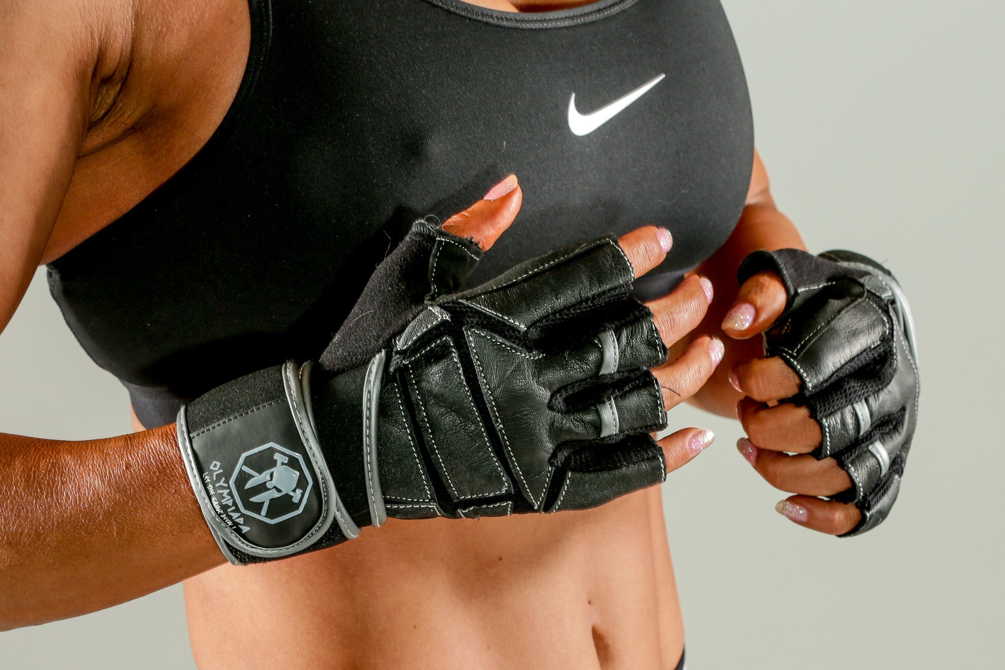 Heavy Duty Leather Weight Lifting Gloves Strong Grip Gym Training