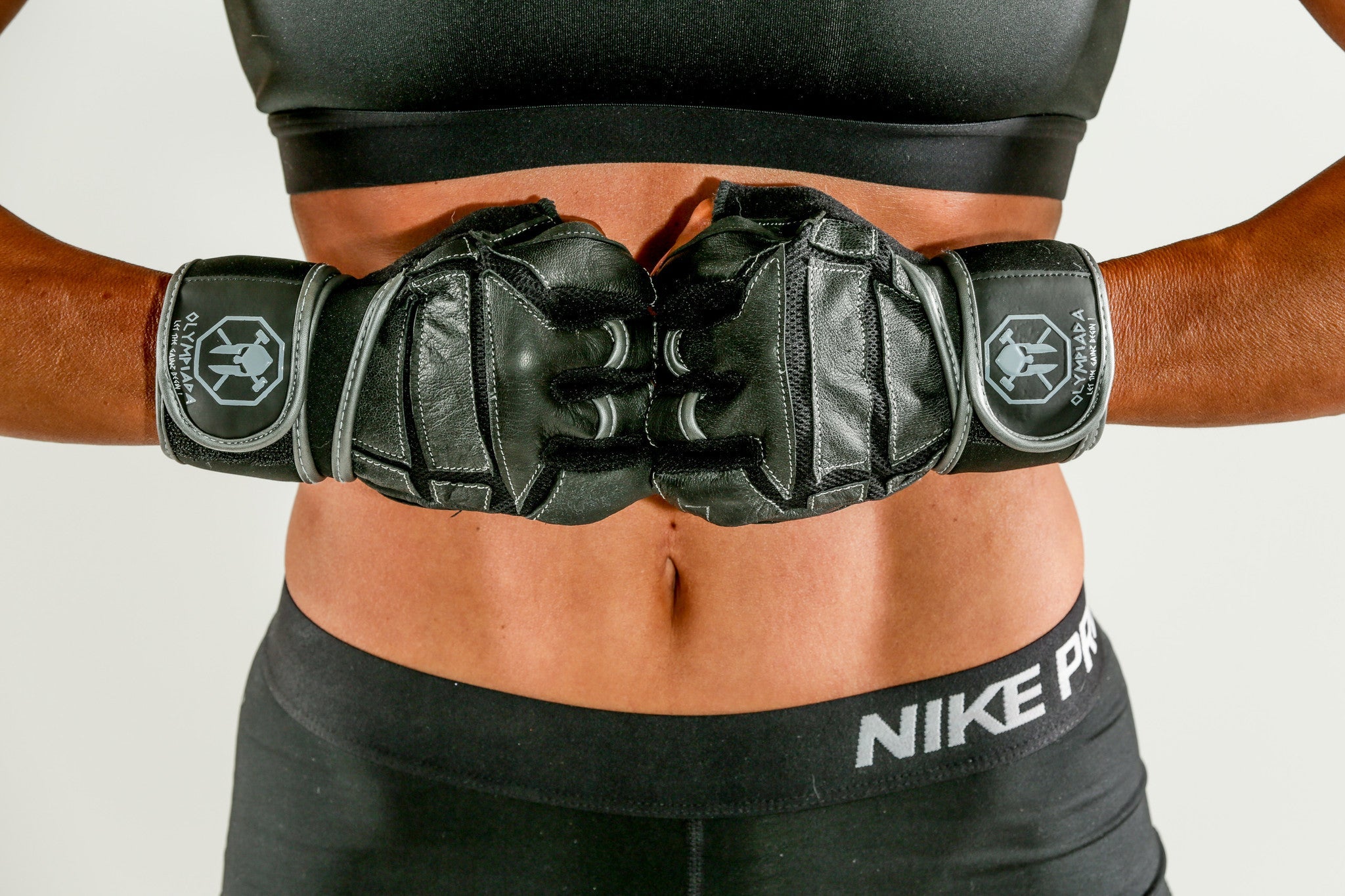 Heavy Duty Leather Weight Lifting Gloves Strong Grip Gym Training