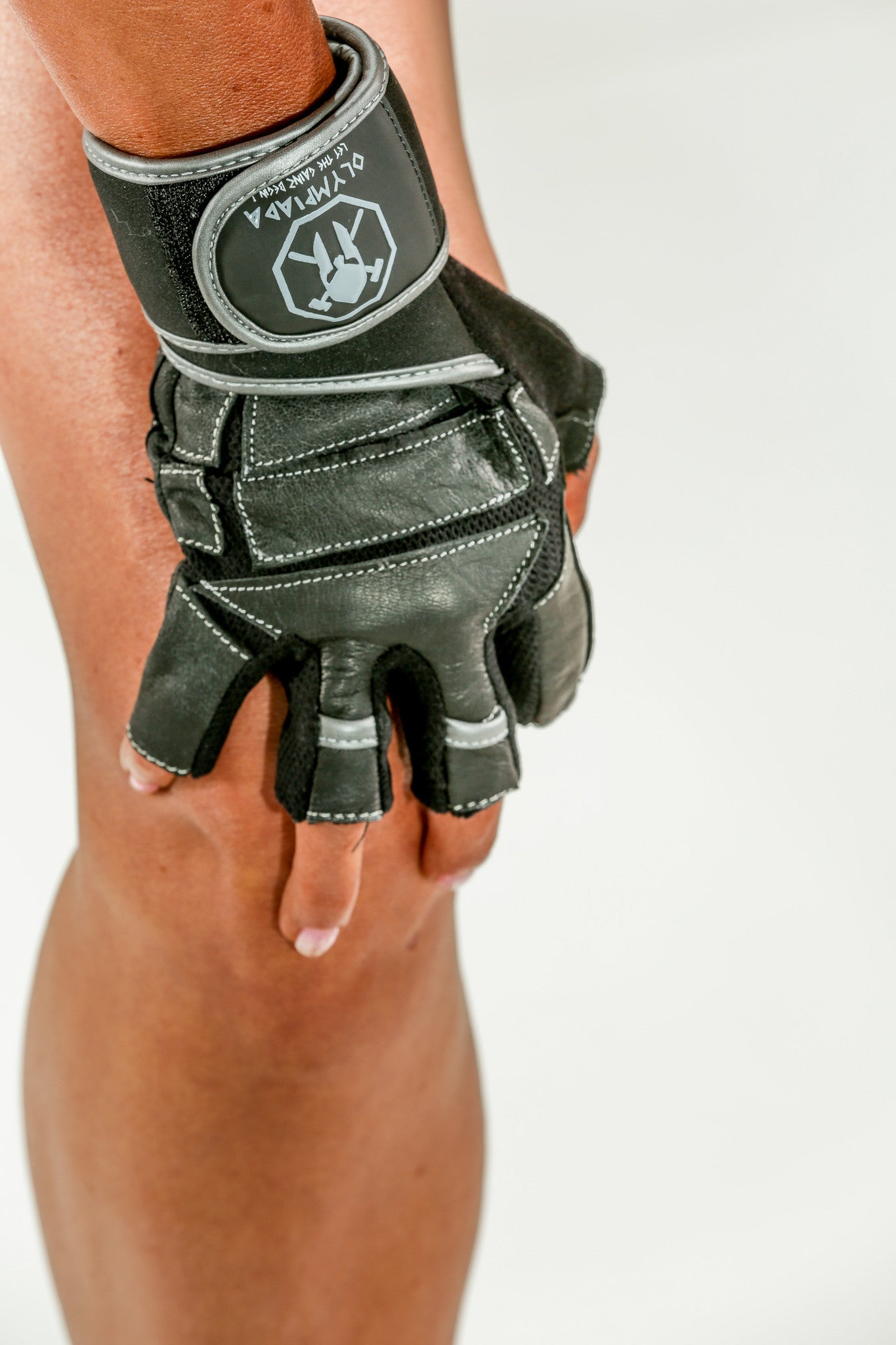 Heavy Duty Leather Weight Lifting Gloves Strong Grip Gym Training