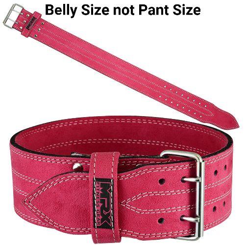 Powerlifting Leather Belt 4 Inch 10mm Gym Workout Support Belt