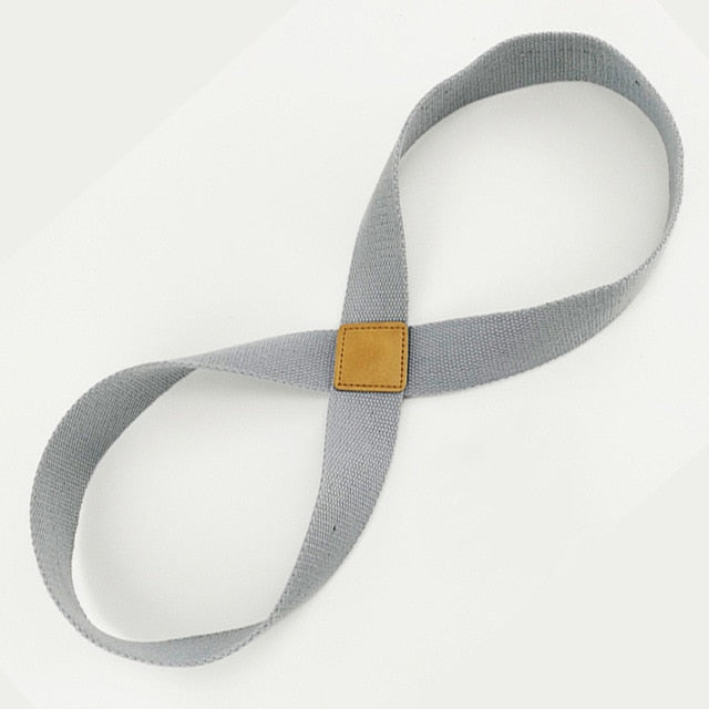 8-Shaped Yoga Stretch Strap Belt Pilates Fitness Flexibility Training Rope