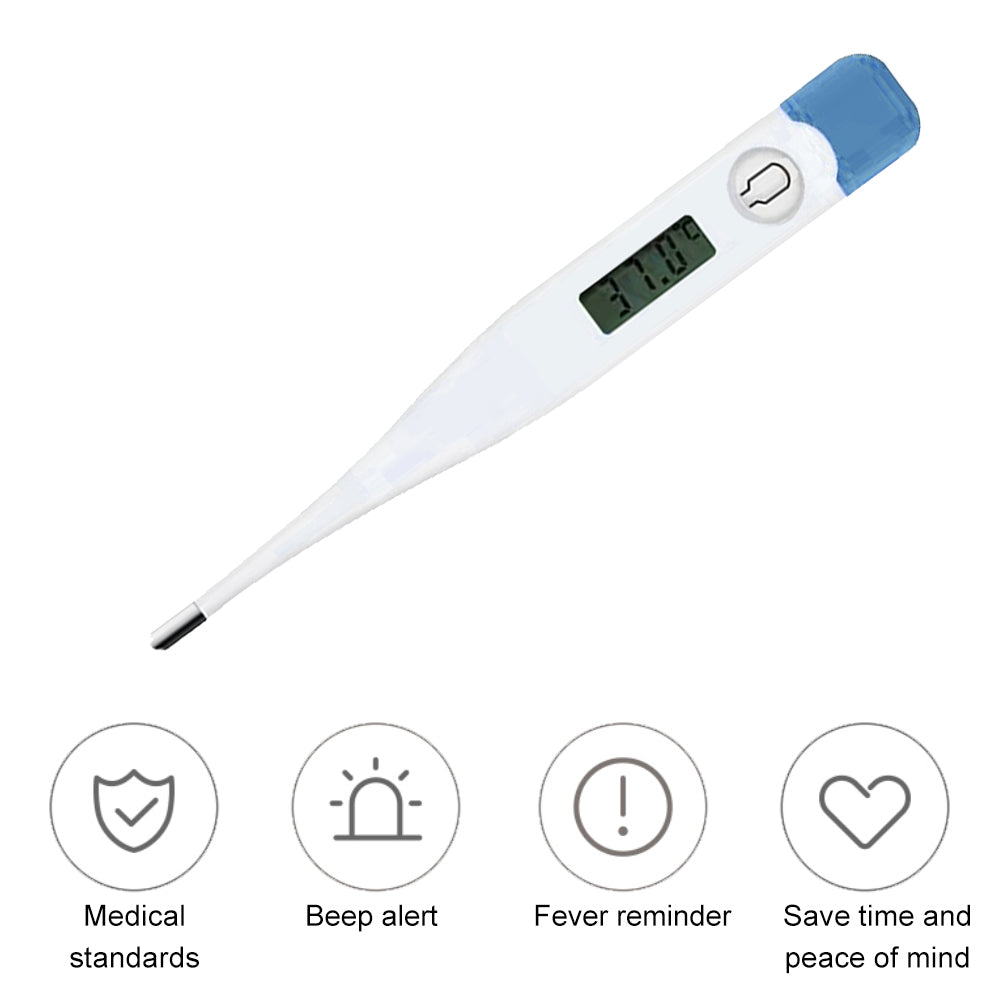 Digital LCD Thermometer Oral Underarm Baby Adult Body Temperature Monitor