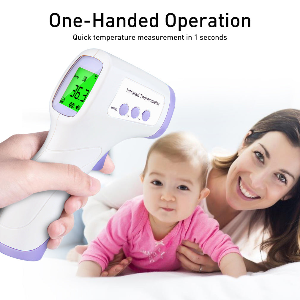 Non-Contact High Precision Infrared Forehead Temperature Thermometer Meter
