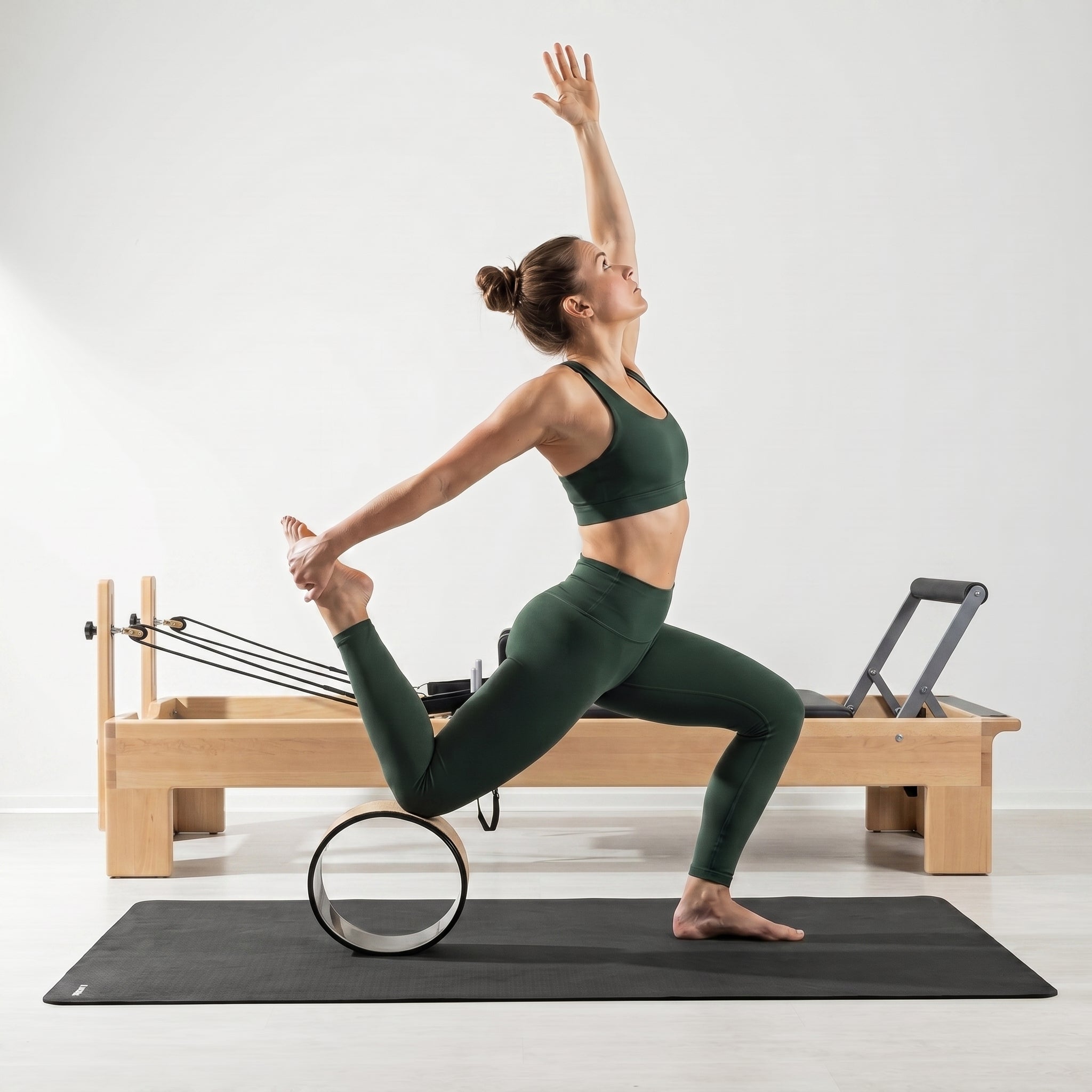 Pilates Yoga Wheel AC00505 Back Stretching Flexibility Fitness Exercise Tool