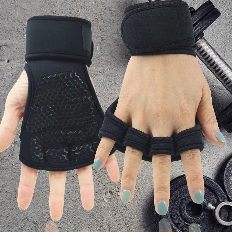 Custom Logo Non-Slip Weight Lifting Gloves Men Women Gym Fitness