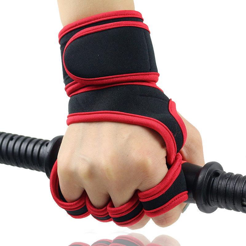 Custom Logo Non-Slip Weight Lifting Gloves Men Women Gym Fitness