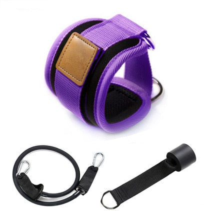 Resistance Bands Ankle Straps Cable Booty Leg Workout Fitness Equipment Set