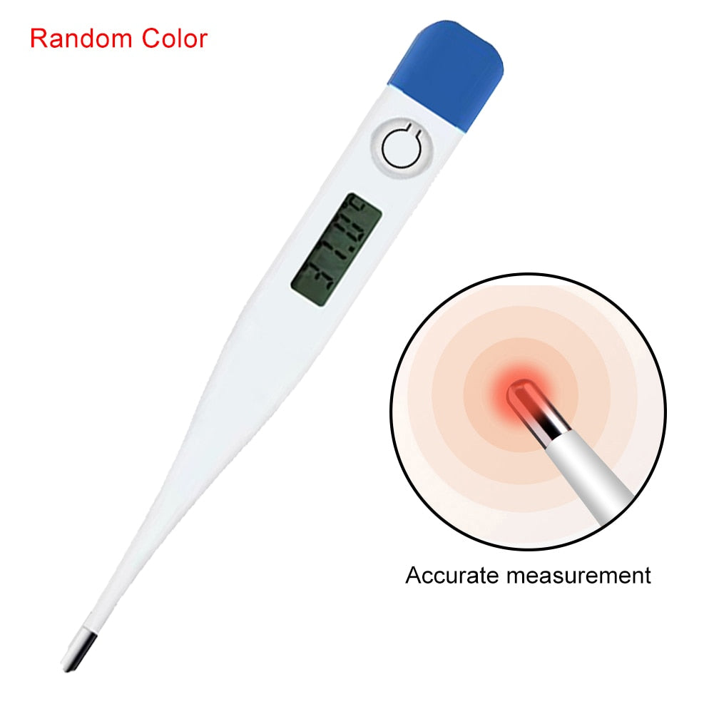 Digital LCD Thermometer Oral Underarm Baby Adult Body Temperature Monitor