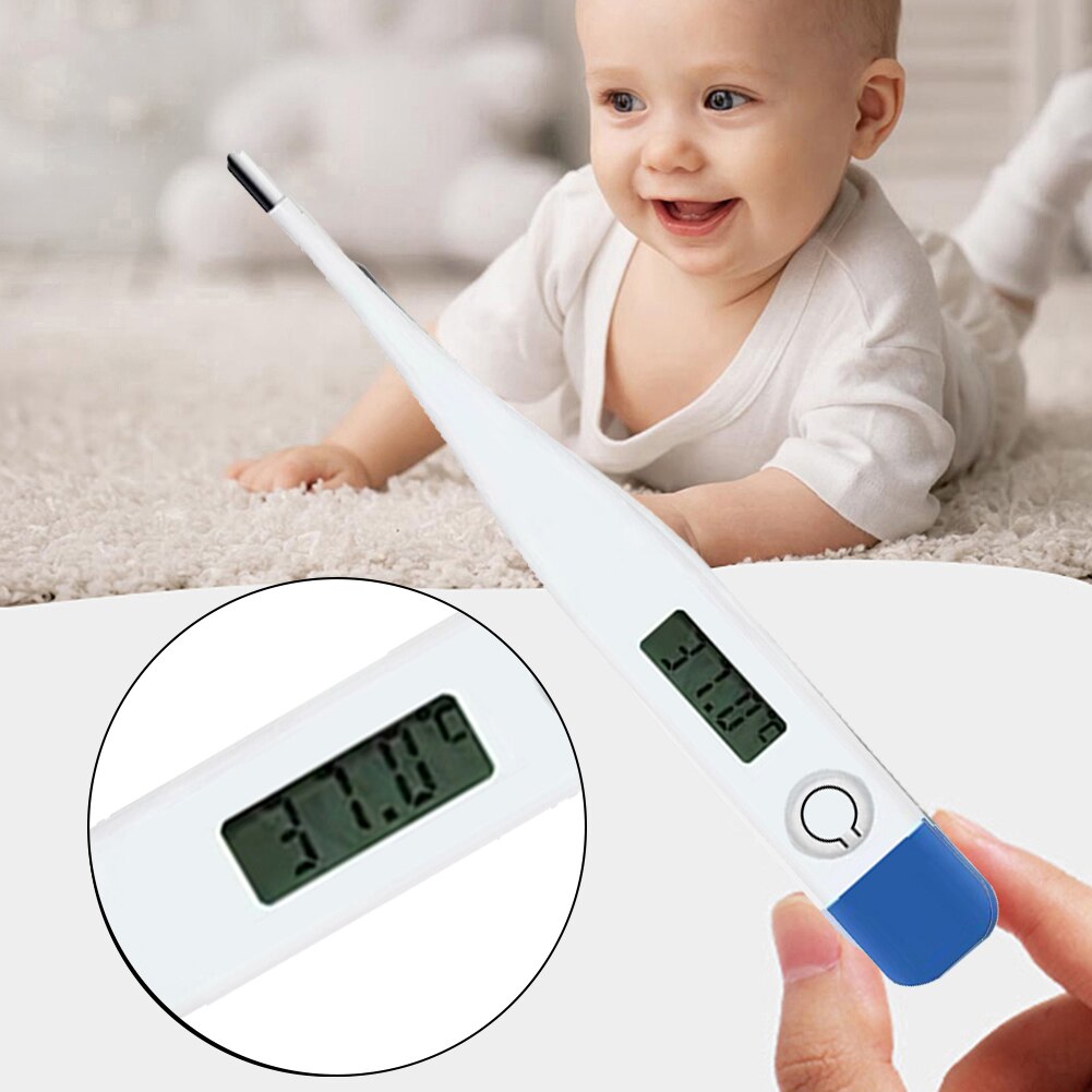 Digital LCD Thermometer Oral Underarm Baby Adult Body Temperature Monitor