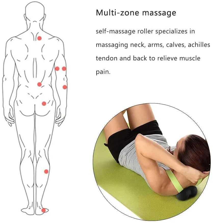 Massage Ball Set | Peanut Fascia Ball for Trigger Point Therapy and Muscle Relief