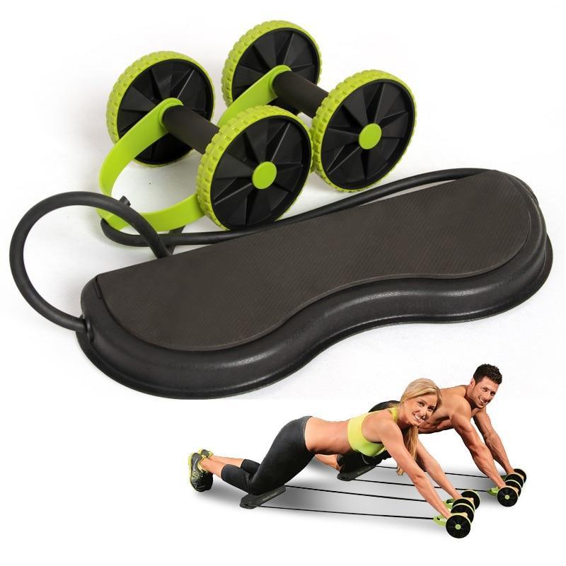 Ab Roller Wheel Core Trainer Abdominal Exercise Fitness Equipment Gym