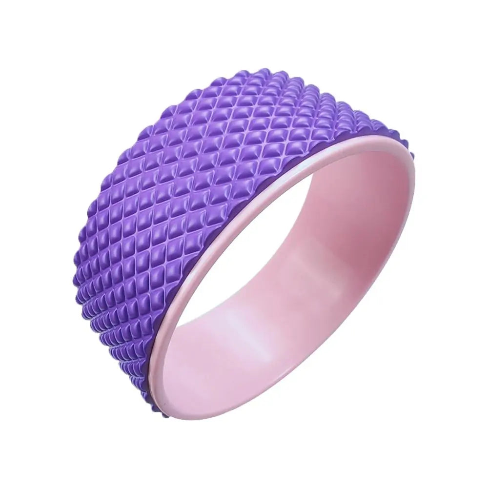 3D Massage Yoga Wheel Back Stretching Spine Relief Fitness Tool