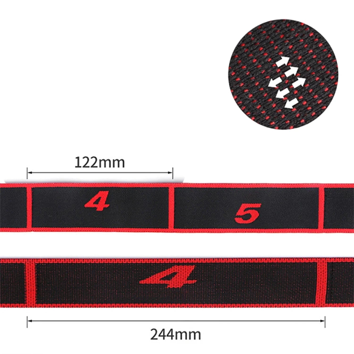 Multi Loop Yoga Stretch Resistance Band Flexibility Training Exercise Strap