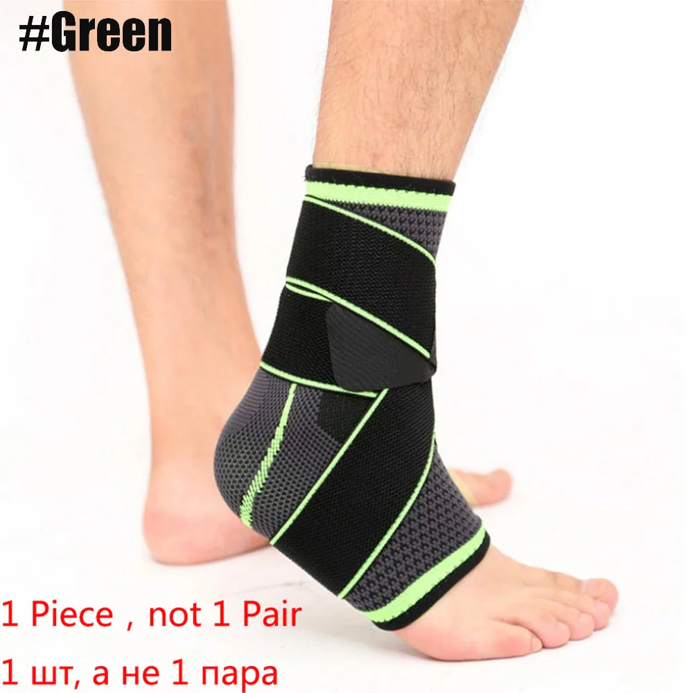Sports Ankle Brace Compression Support Sleeve Elastic Foot Protection Gym Gear