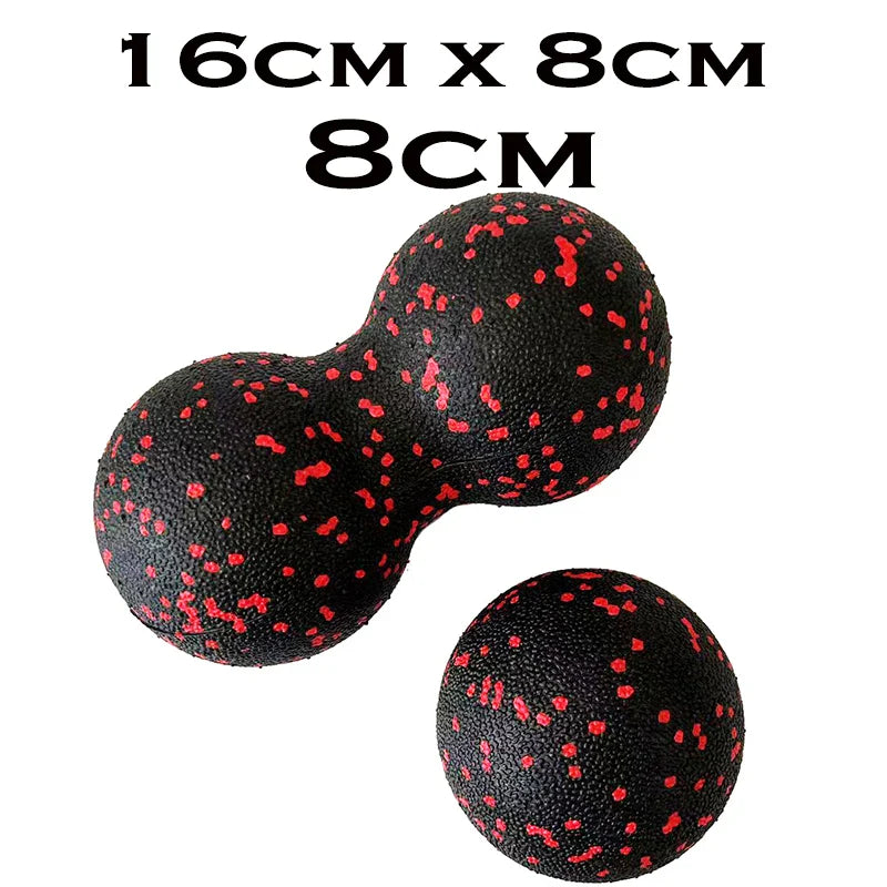 Massage Ball Set | Peanut Fascia Ball for Trigger Point Therapy and Muscle Relief