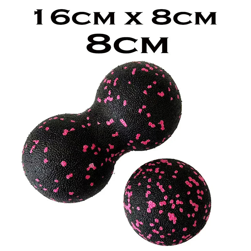 Massage Ball Set | Peanut Fascia Ball for Trigger Point Therapy and Muscle Relief