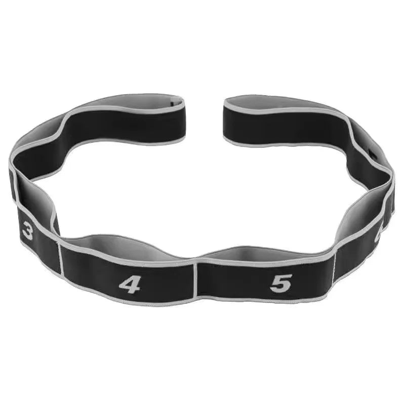 Multi Loop Yoga Stretch Resistance Band Flexibility Training Exercise Strap
