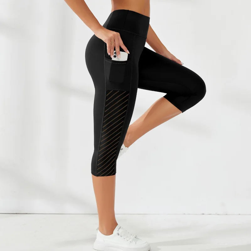 Women's High Waisted Breathable Sports Shorts Fitness Workout Activewear Bottoms