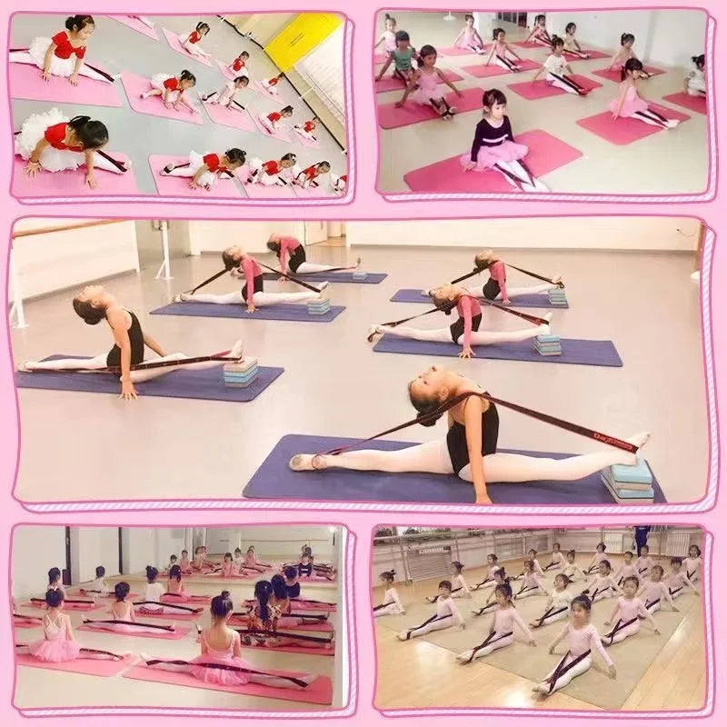 Multi Loop Yoga Stretch Resistance Band Flexibility Training Exercise Strap