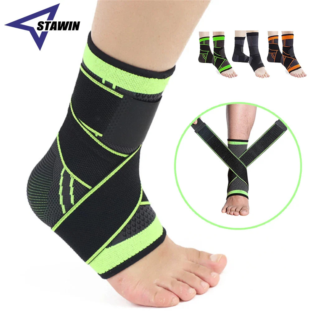 Sports Ankle Brace Compression Support Sleeve Elastic Foot Protection Gym Gear