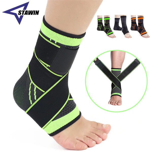 Sports Ankle Brace Compression Support Sleeve Elastic Foot Protection Gym Gear