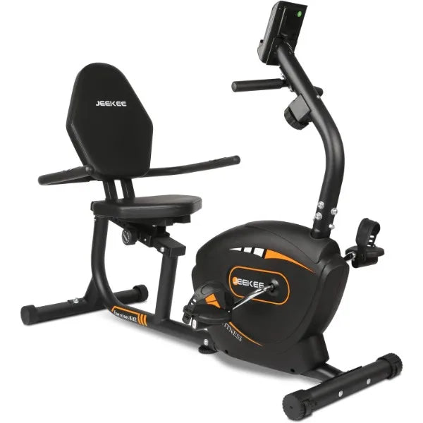 Recumbent Exercise Bike Magnetic Indoor Cycling Fitness Equipment for Home Adults