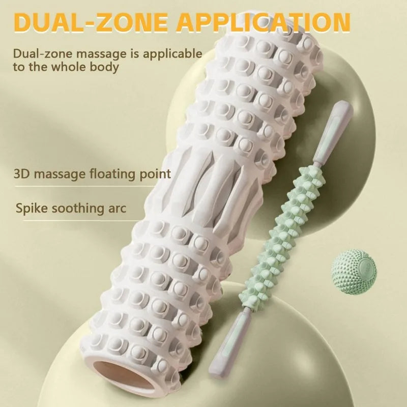 Foam Roller Muscle Recovery Massage Stretch Fitness Exercise Tool