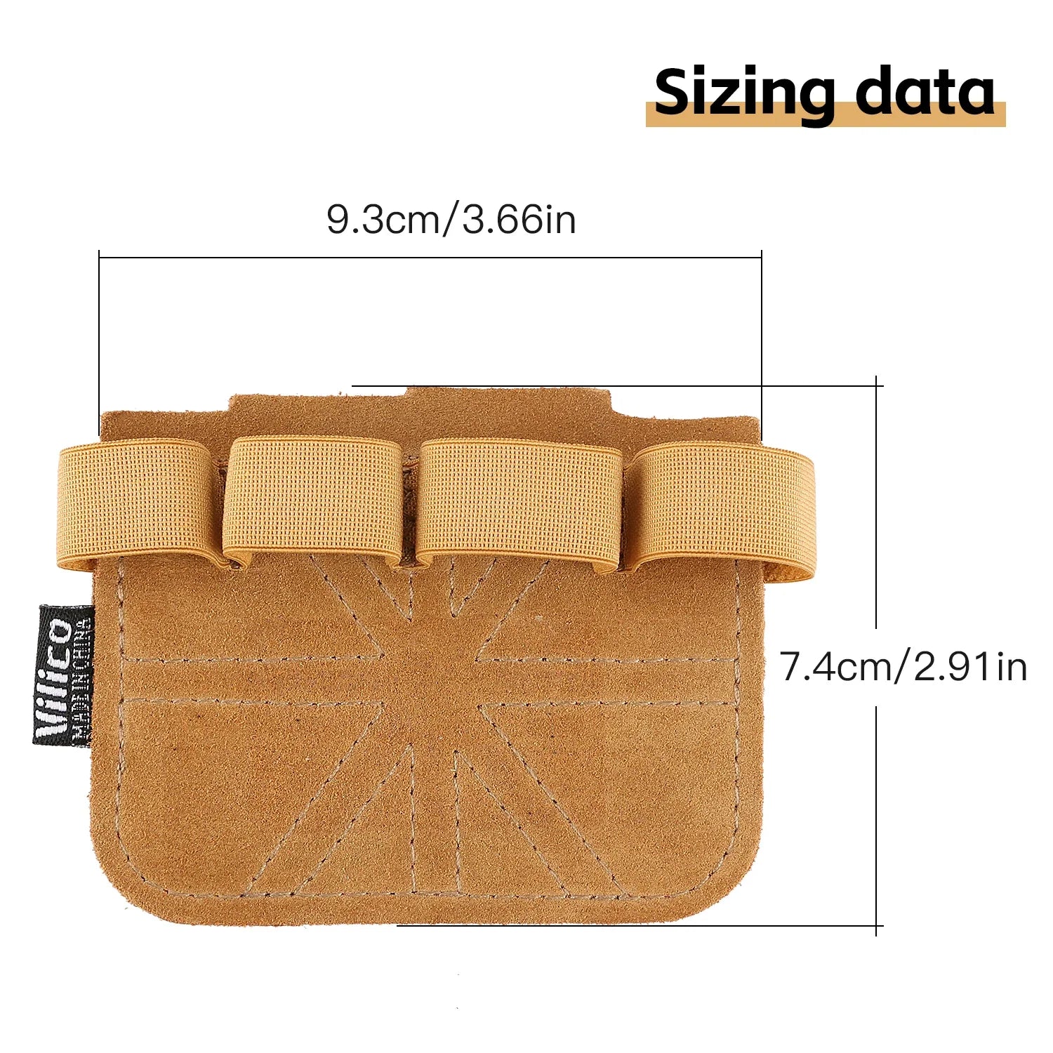 Leather Weight Lifting Gloves Palm Protection Gym Training Workout Grip