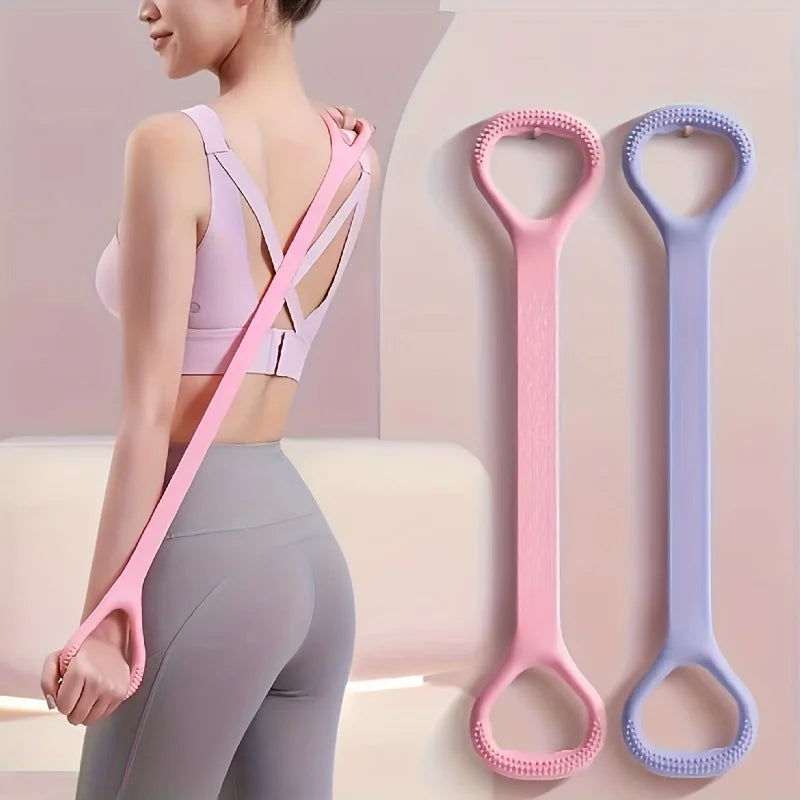 8-Shaped Yoga Resistance Band Elastic Stretching Rope Fitness Trainer