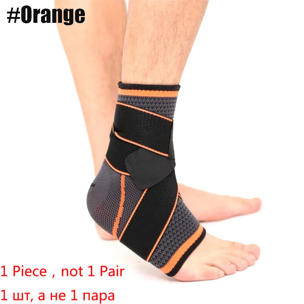 Sports Ankle Brace Compression Support Sleeve Elastic Foot Protection Gym Gear