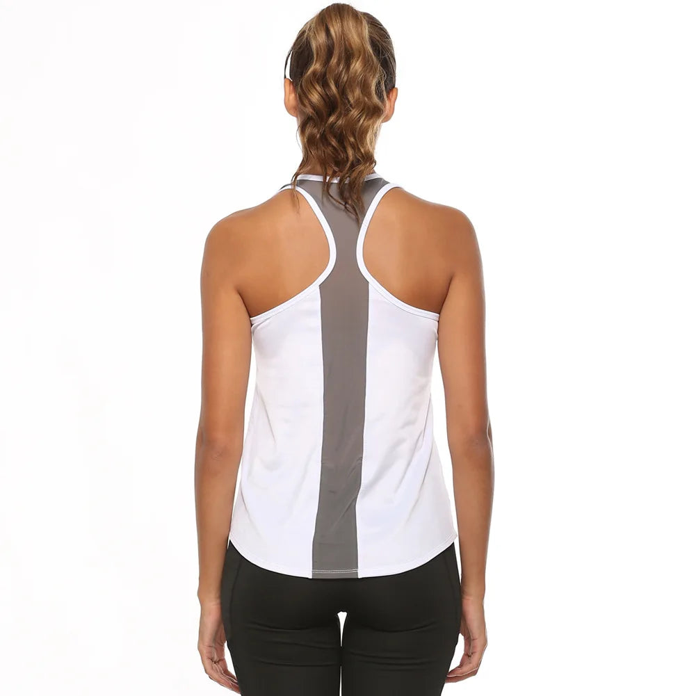 Women's High Performance Athletic Tank Top Lightweight Workout Sports Shirt Activewear