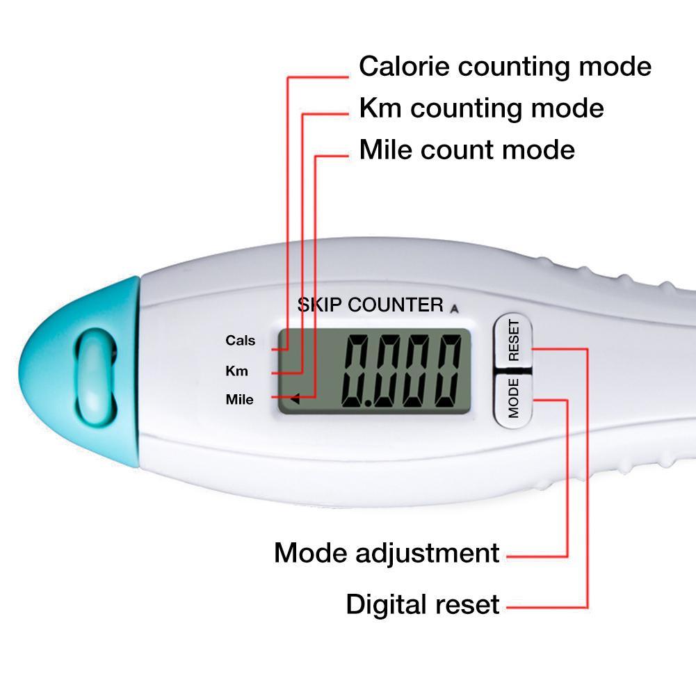 Digital Jump Rope Counter Speed Skipping Rope Weight Loss Fitness Tool