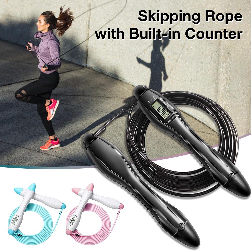 Digital Jump Rope Counter Speed Skipping Rope Weight Loss Fitness Tool