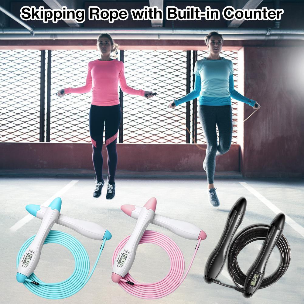 Digital Jump Rope Counter Speed Skipping Rope Weight Loss Fitness Tool