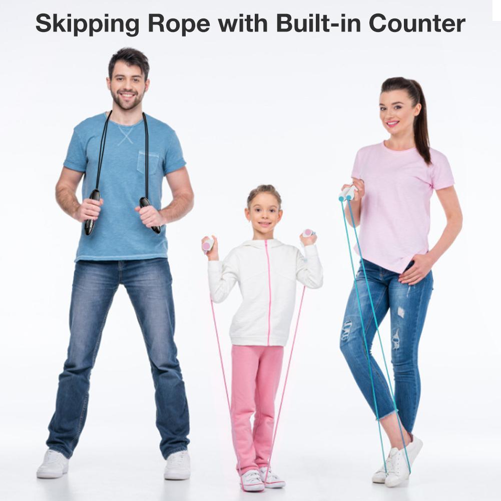 Digital Jump Rope Counter Speed Skipping Rope Weight Loss Fitness Tool