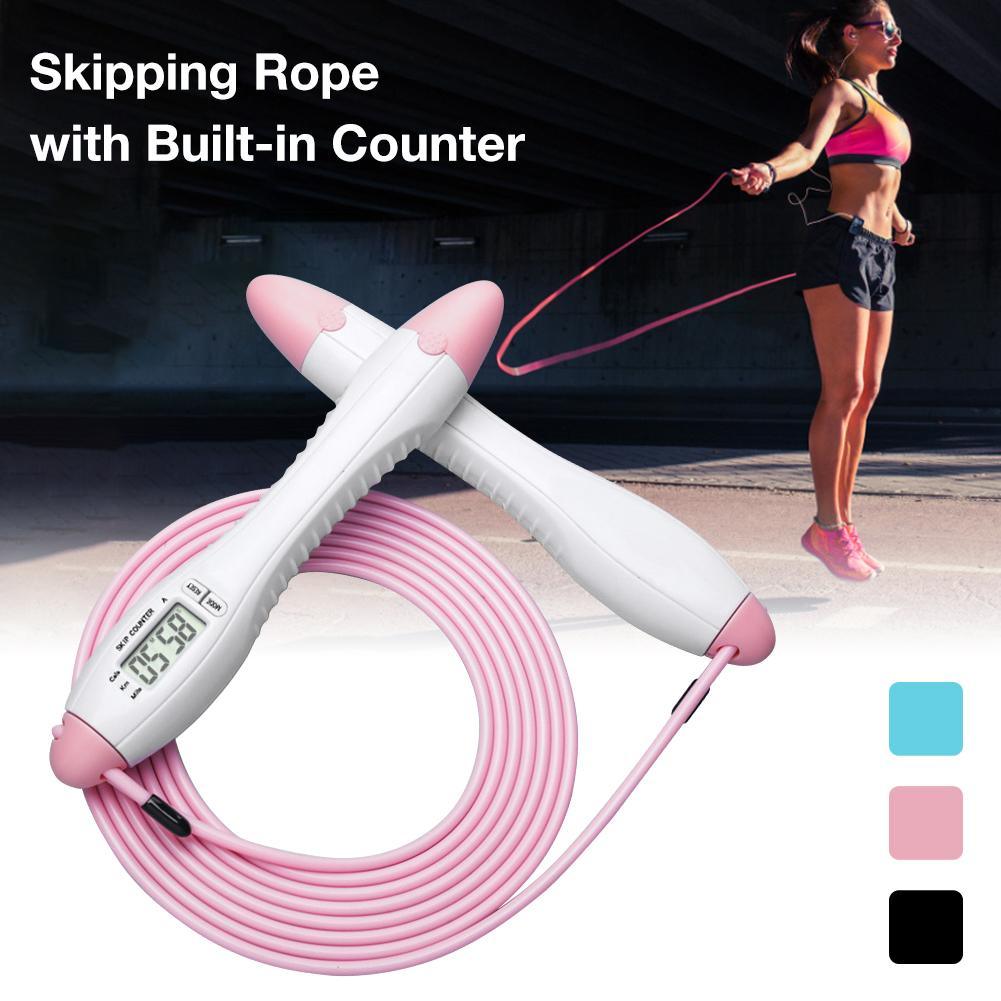 Digital Jump Rope Counter Speed Skipping Rope Weight Loss Fitness Tool