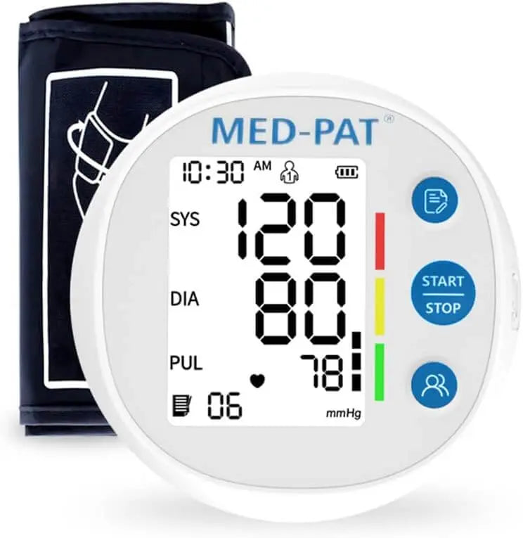 Digital Round Blood Pressure Monitor FDA Cleared Device