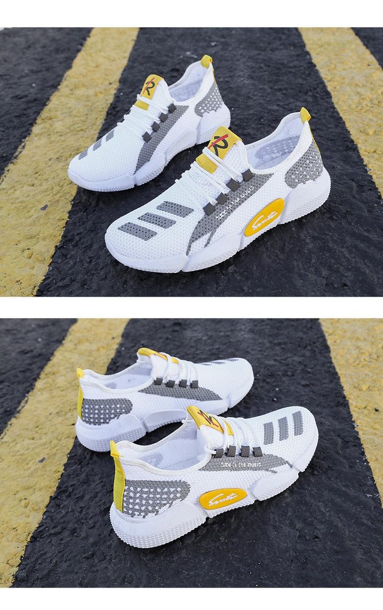 Men's Lightweight Breathable Running Shoes Slip-On Athletic Walking Sneakers Summer