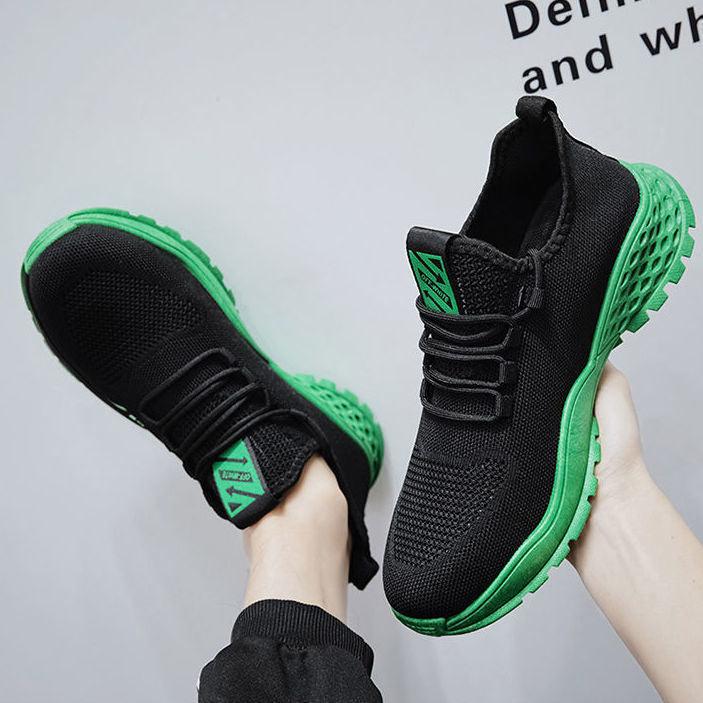 Men's Lightweight Breathable Running Shoes Slip-On Athletic Walking Sneakers Summer