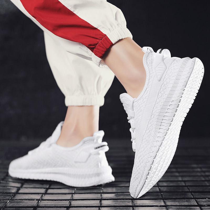 Men's Lightweight Breathable Running Shoes Slip-On Athletic Walking Sneakers Summer