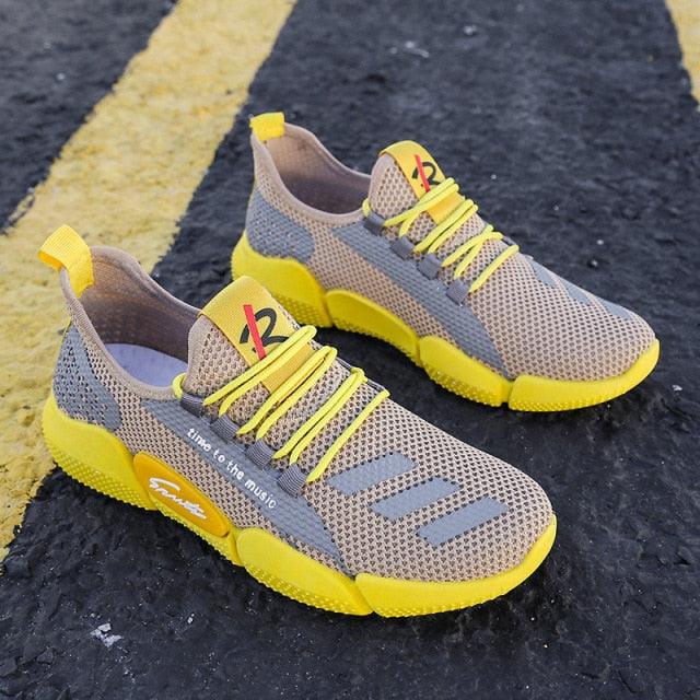 Men's Lightweight Breathable Running Shoes Slip-On Athletic Walking Sneakers Summer
