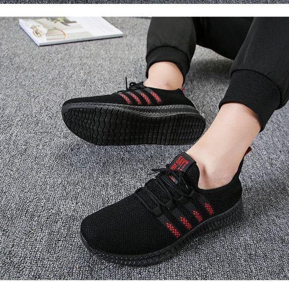 Men's Lightweight Breathable Running Shoes Slip-On Athletic Walking Sneakers Summer