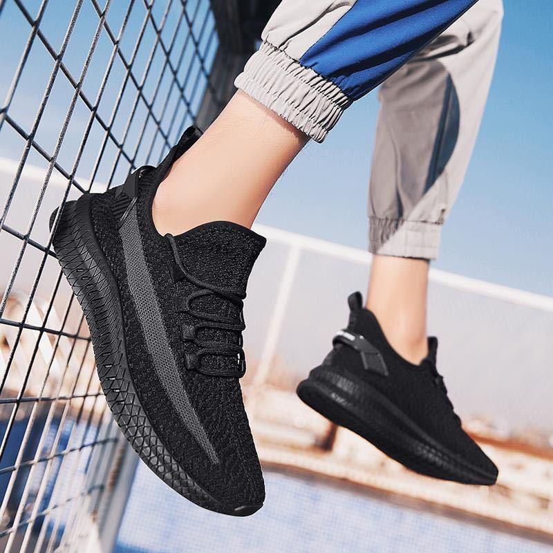 Men's Lightweight Breathable Running Shoes Slip-On Athletic Walking Sneakers Summer