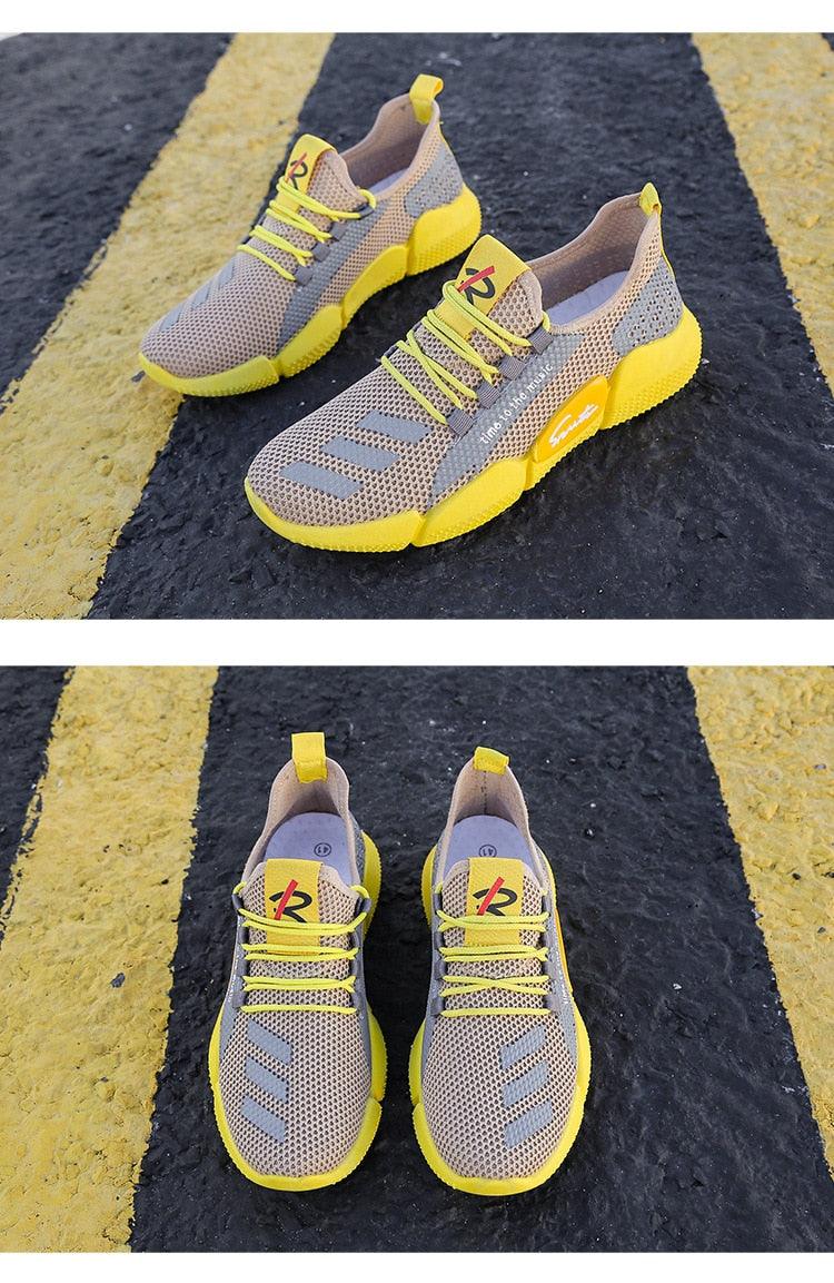 Men's Lightweight Breathable Running Shoes Slip-On Athletic Walking Sneakers Summer