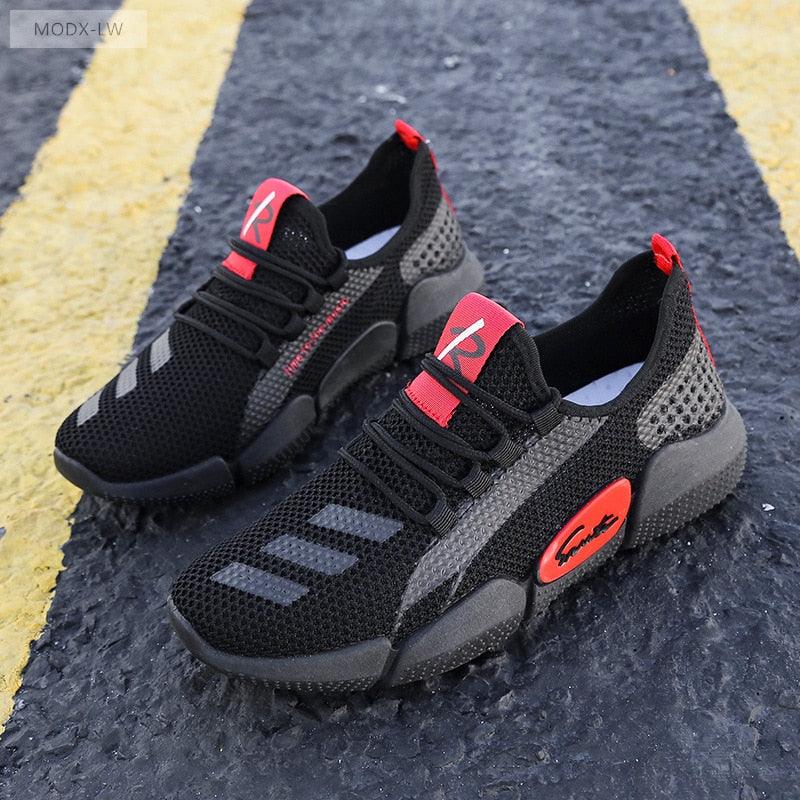 Men's Lightweight Breathable Running Shoes Slip-On Athletic Walking Sneakers Summer